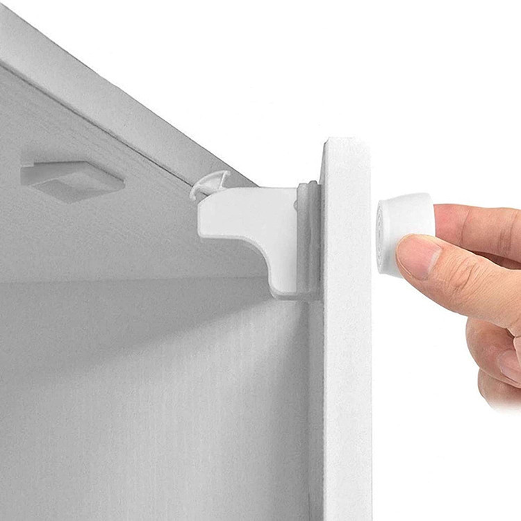 Cerradura de seguridad del cajón de la cerradura magnética de los niños cerradura de la puerta del gabinete de los niños cerradura mágica cerradura de seguridad del niño invisible cerradura magnética