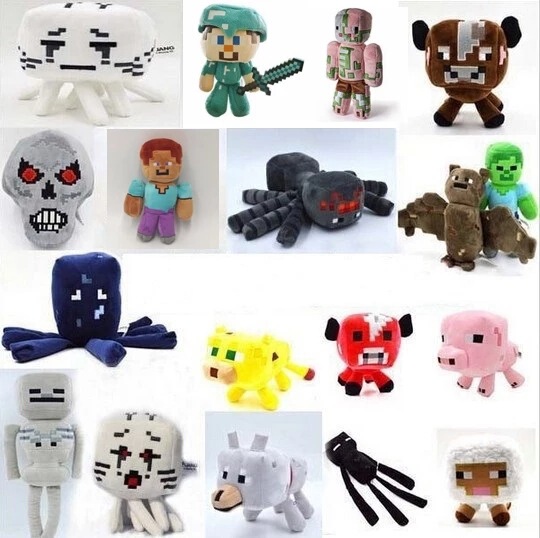 80 models of my world plush doll, movie maker, sitting posture, bitter, afraid of zombie parrot doll dolphin salamander doll 80 models of my world plush doll, movie maker, sitting posture, bitter, afraid of zombie parrot doll dolphin salamander doll