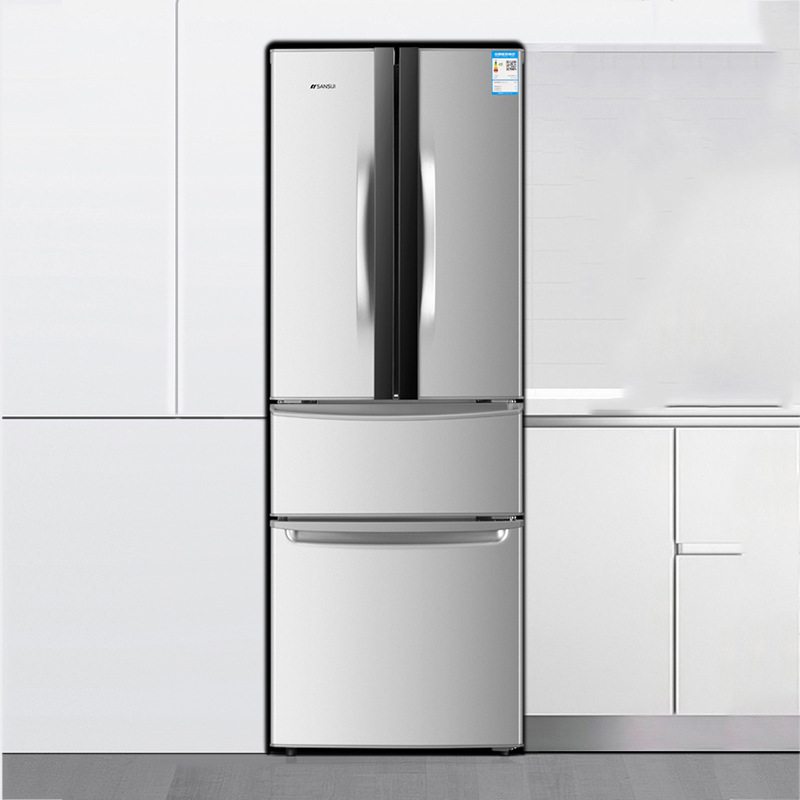 Sansui/Shanhui Household Multi-Door Fresh-Keeping Refrigerator Direct Cold Fixed Frequency Refrigerator Refrigeration Refrigerator