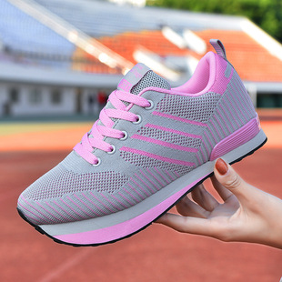 Factory direct supply autumn and winter new negative heel shoes women's shoes front high and back low shoes instead of shoes earth shoes women's shoes