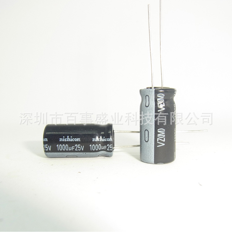 原装nichicon尼吉康 电解电容25V 1000UF 10X20 105度 VZ系列