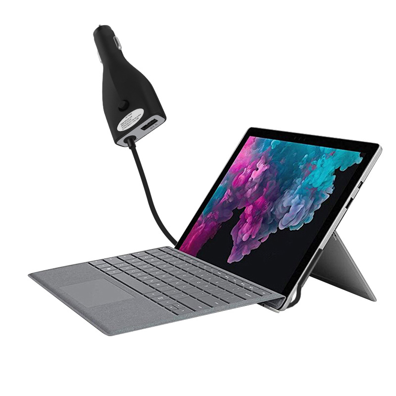 微软车载充电器 Surface Pro 3/4/5/6 42W 12V2.58A/USB2.1A 车充