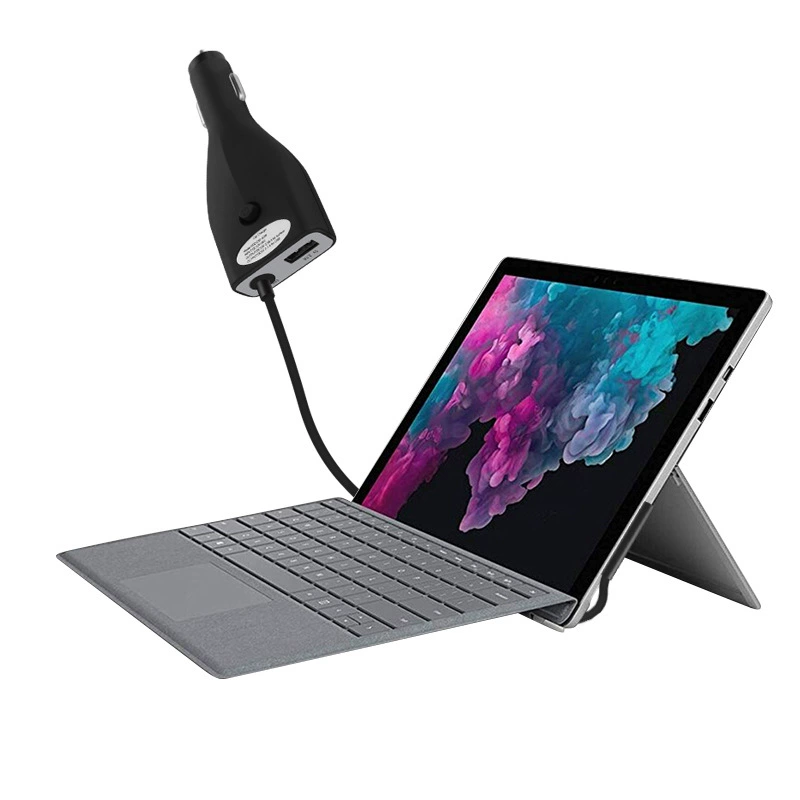 Автомобильное зарядное устройство Microsoft Surface Pro 3/4/5/6 42W 12V2.58A/USB2.1A