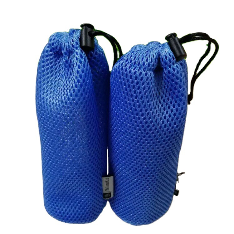 大量销售 网布束口袋 圆底袋 移动电源网布袋 弹簧扣束口网布袋