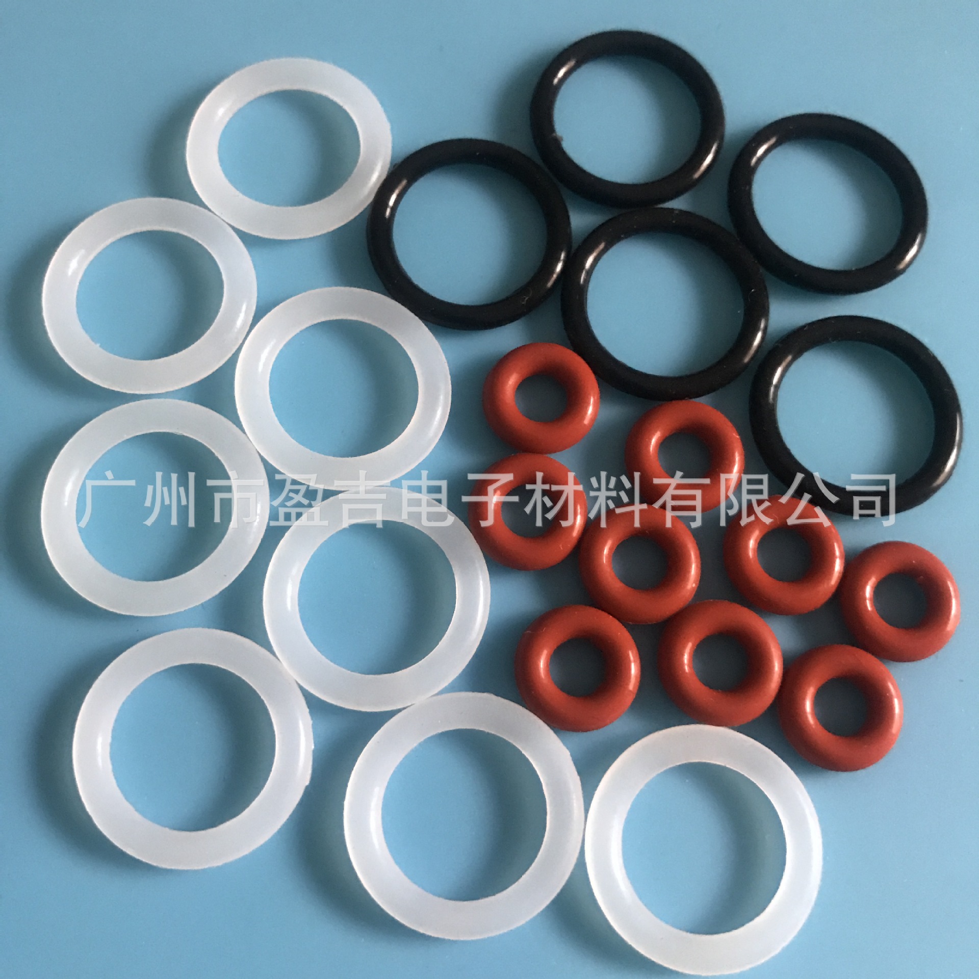 防水环保黑色丁青橡胶密封圈氟胶红色密封圈 硅胶圈透明硅胶O型圈