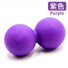 工厂双球按摩健身连体筋膜深层肌肉放松球瑜伽辅助工具用品花生球