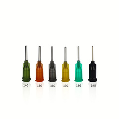 1/2 inch plastic injection needle, injection needle tip, plastic screw mouth needle, syringe injection screw mouth needle