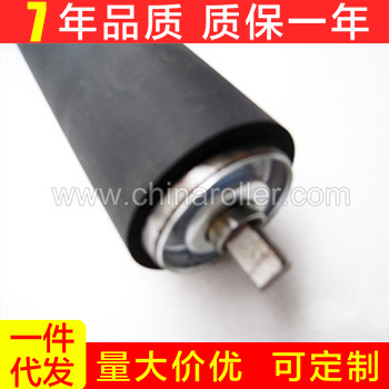 现货出售 包胶粘尘滚筒辊筒 深圳包胶滚筒 包胶镀锌动力辊筒