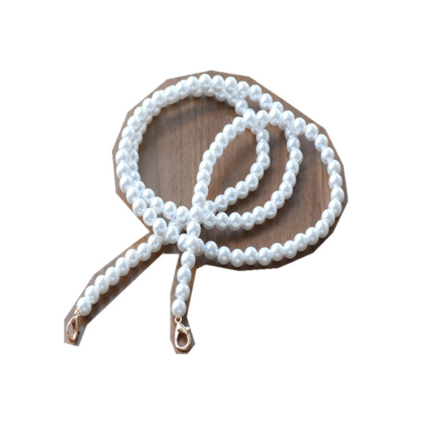 Universal woven bag accessory pearl handmade on chain