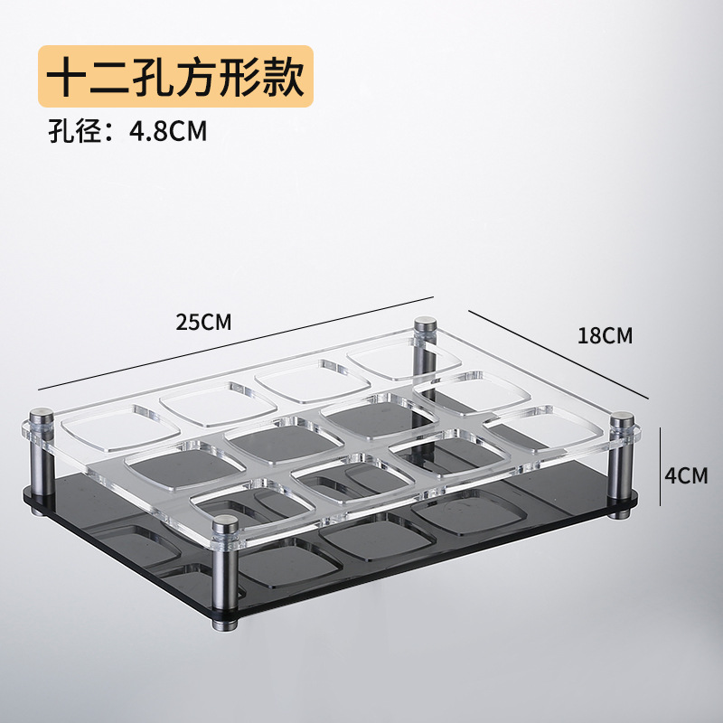 Bar portavasos acrílico combinación de plástico bala taza estante bar una taza de vino blanco taza de vino extranjero estante transparente