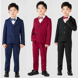 童装男童西装套装西服穿结婚伴童礼服小孩学生演出装特价售完下架