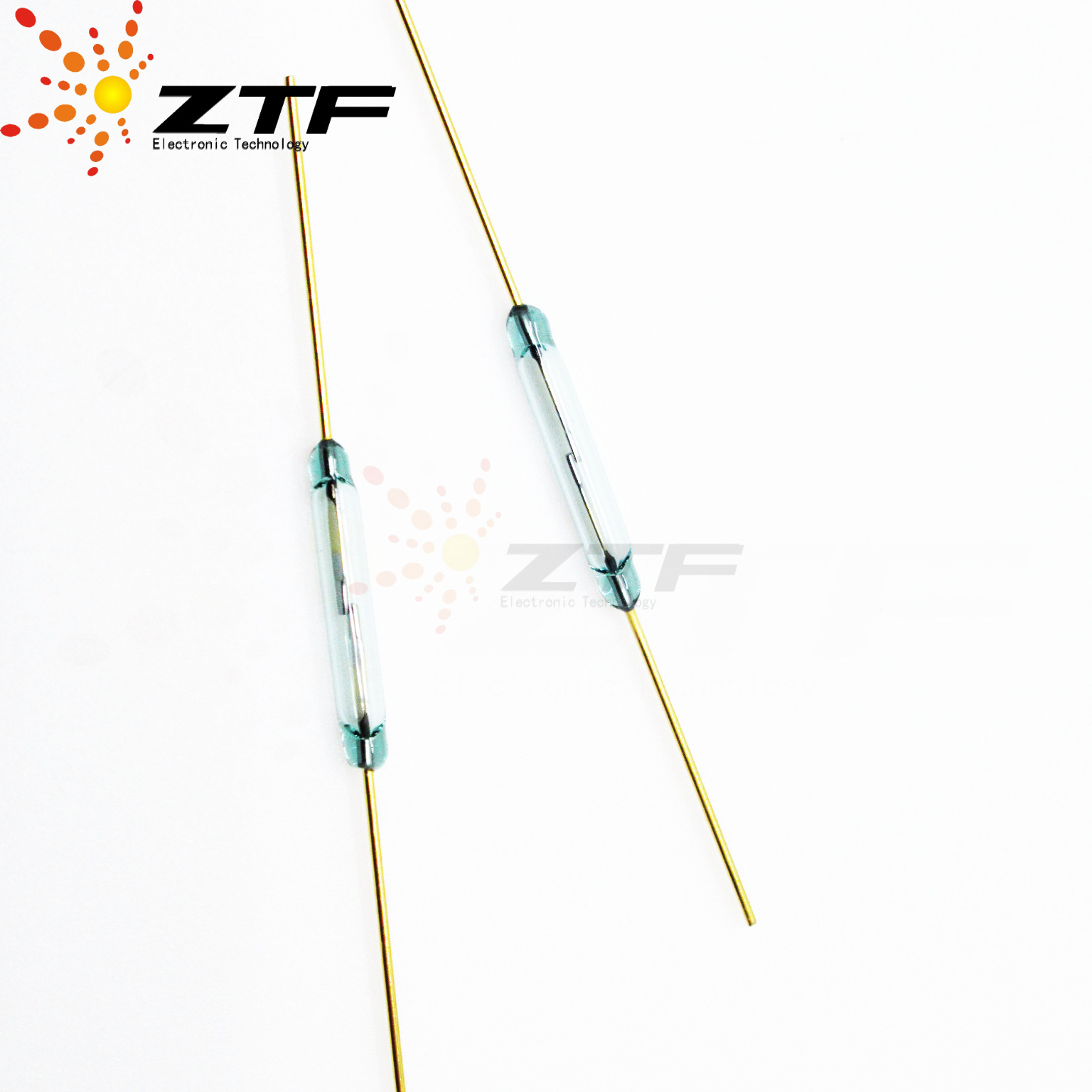 原装俄罗斯MKA10110干簧管磁控开关2*14MM玻封干簧管常开常闭电磁