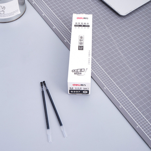 Powerful Pen Core S207 Full Needle Tube Medium Pen Refill Available for Office Students Writing Cap Carbon Pen Refill