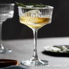 Imported Pasha European -style carved wide -mouth champagne cup Mattii Gaoying Cup home dessert cup Creative cocktail glasses