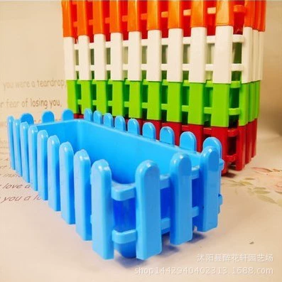 Прямоугольный пластиковый цветочный горшок комбинация суккулентов горшок забор цветочный горшок корыто балкон Овощной забор горшок оптом