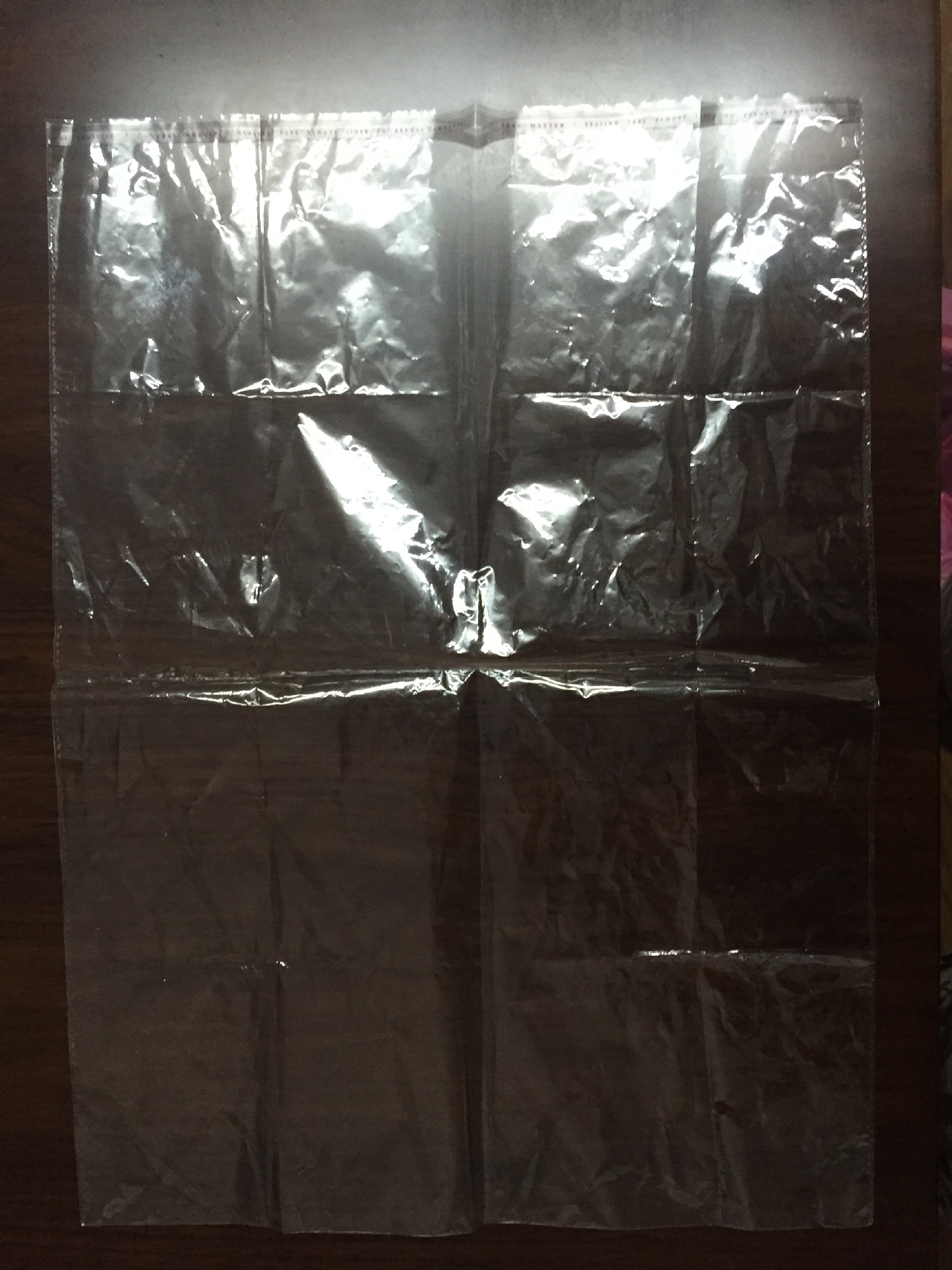 彩印透明平刀花刀卡头珠光膜电割带胶包装袋OPP塑料袋