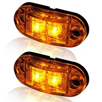 Источник завод Австралия E4 грузовик 2LED Пиранья боковой свет прицеп боковой задний фонарь Carmon 039