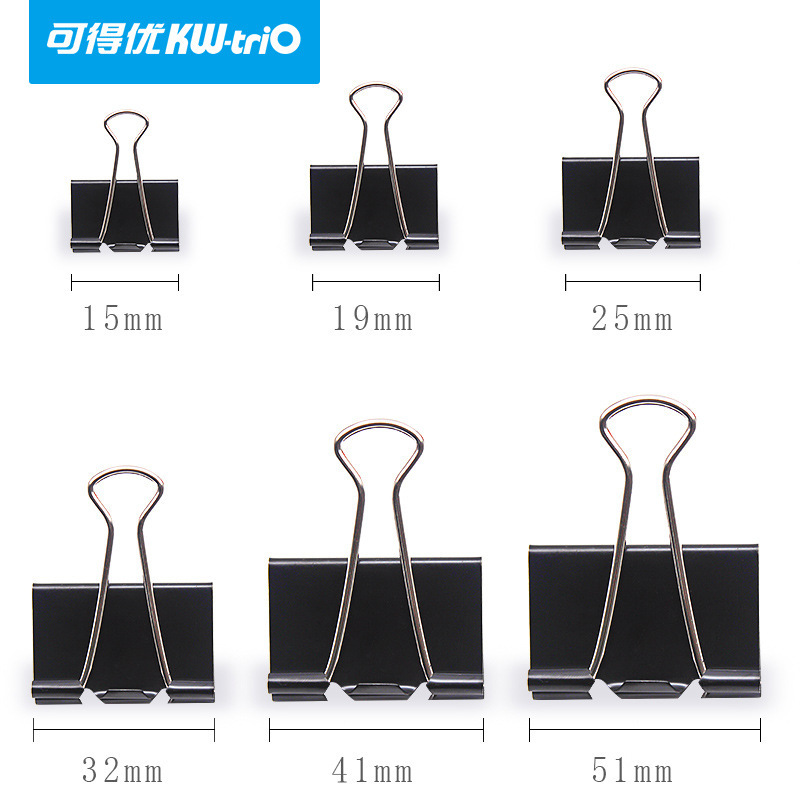 Clip de cola larga de DC-19 Kadeyo clip de cola de milano clip de hierro Carpeta de libro Carpeta de Oficina titular de ticket