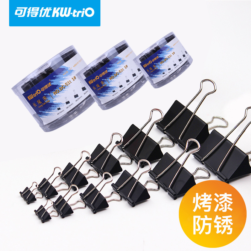 Clip de cola larga de DC-19 Kadeyo clip de cola de milano clip de hierro Carpeta de libro Carpeta de Oficina titular de ticket