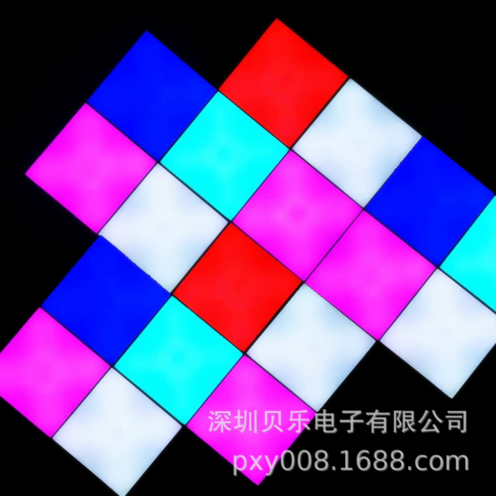 专BL-S20专利方形拼接灯触摸变色加遥控变色模块灯方形LED装饰灯|ms