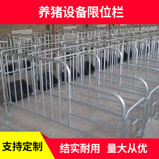 厂家定 制加厚猪用定位栏带复合漏粪板猪用限位栏 养猪设备-阿里巴巴