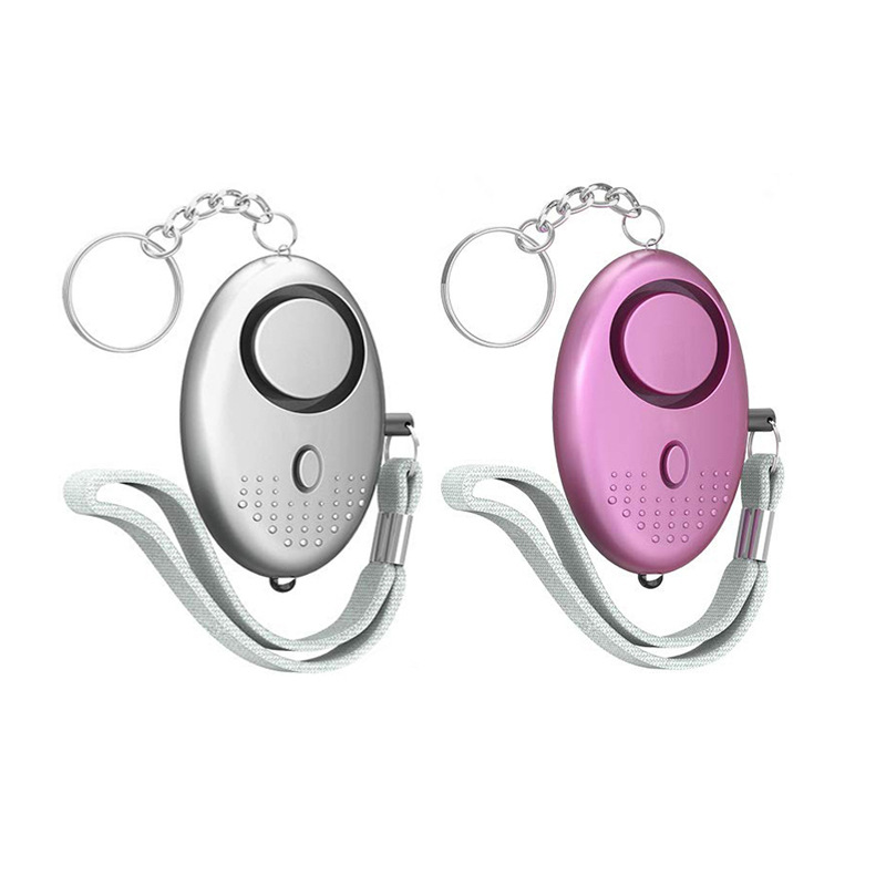 Alarma Personal de Autodefensa 140 dB con Llavero e Iluminación para Mujeres y Niños