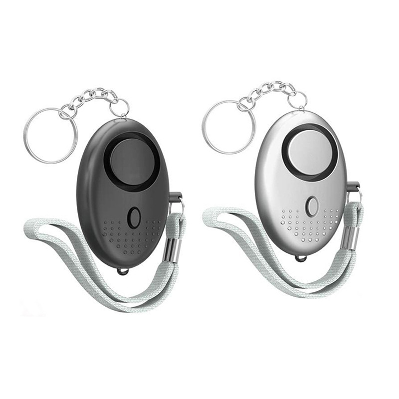 个人报警器钥匙链防身女子防狼报警器智能led电筒户外紧急呼救
