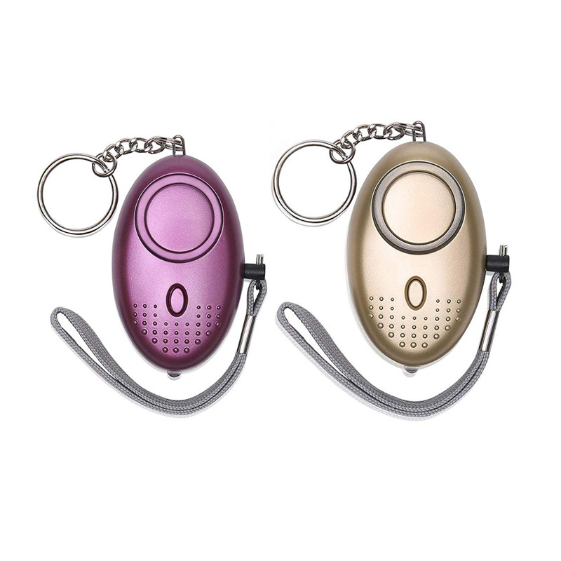 Alarma Personal de Autodefensa 140 dB con Llavero e Iluminación para Mujeres y Niños