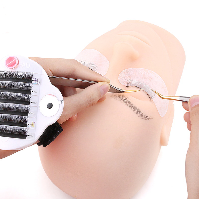 Transfronteriza nuevos suministros de maquillaje vendaje de mano injerto bandeja de pestañas ayuda de pestañas Placa de visualización mesa de toma de pelo