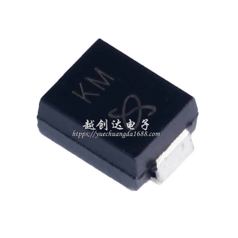 贴片TVS管 SMCJ100CA DO-214AB 丝印GGZ 100V双向 瞬态抑制二极管