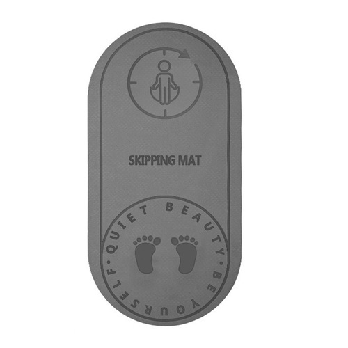 Rope skipping mat, soundproof and shock-absorbing, high-density household indoor fitness, dance, running, sports silent yoga mat