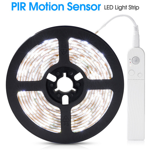 New 5V Waterproof Smart LED Strip with USB Battery Box for Kitchen and Wardrobe Dimmable LED Sensor Light Strip Factory