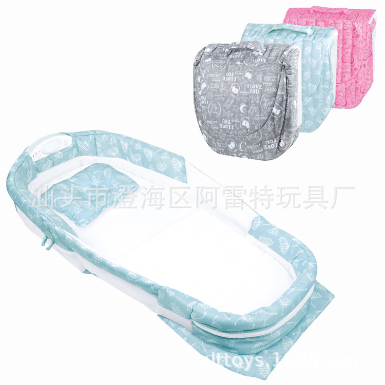 children's long handheld lightweight universal foldable crib for…