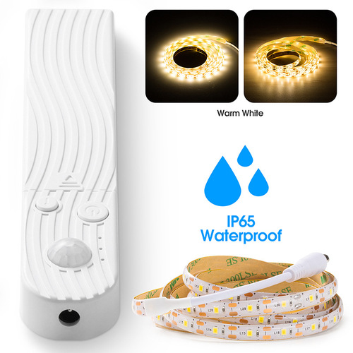 New 5V Waterproof Smart LED Strip with USB Battery Box for Kitchen and Wardrobe Dimmable LED Sensor Light Strip Factory