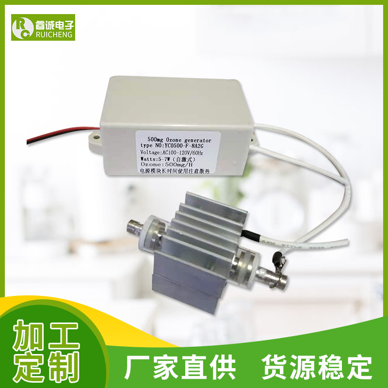 睿诚500mgDC12V小型臭氧发生器配件厂家直供空气净化器电源