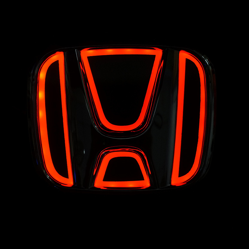 Adecuado para Honda Fit CRV Odyssey Acuerdo Cívico luz trasera LED luz fría luz luminosa coche logo luz transfronteriza