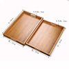 Wholesale bamboo tray tea tray household bamboo tea tray minimalist size hotel office tea ceremony tea set