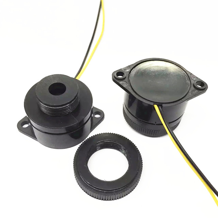 工厂销售12v间断蜂鸣器 压电有源引线（黄黑引线）通电即响