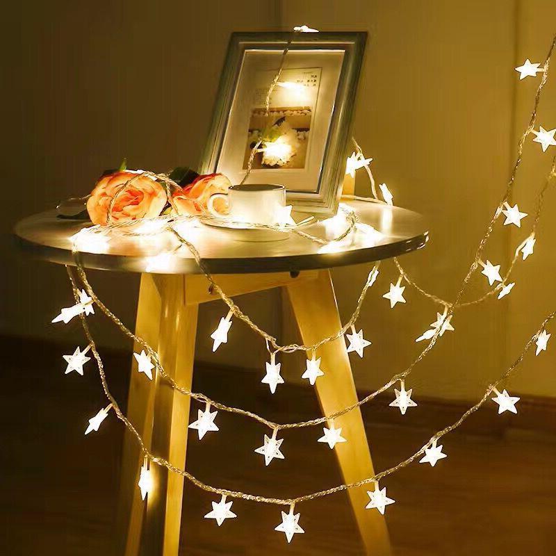 led Star Light Battery ball small colored lights flashing lights stall lights room curtain lights ins Christmas decoration