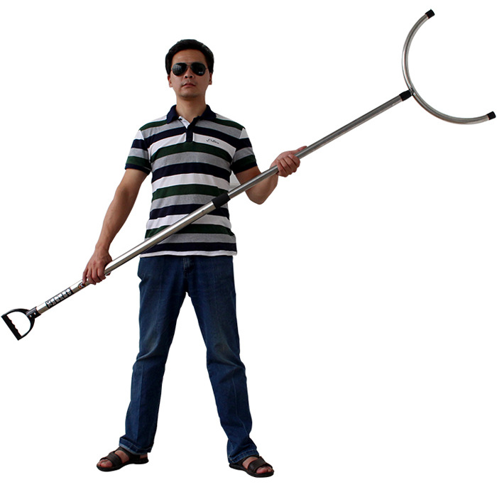 标准版 不锈钢伸缩防暴钢叉校园防爆叉安保用品装备学校保安器材