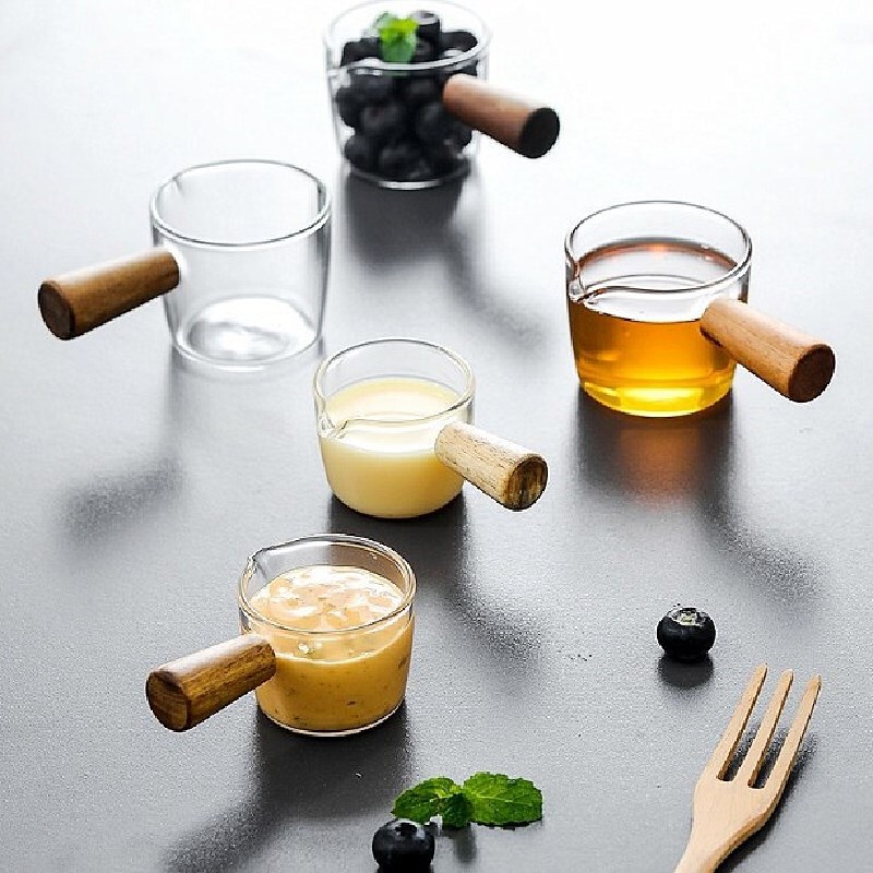 Italian-Style Heat-Resistant Glass Small Milk Cup Espresso Mini Milk Jug Latte Small Milk Cup Cafe Utensil Glass Cup Italian-Style Heat-Resistant Glass Small Milk Cup Espresso Mini Milk Jug Latte Small Milk Cup Cafe Utensil Glass Cup