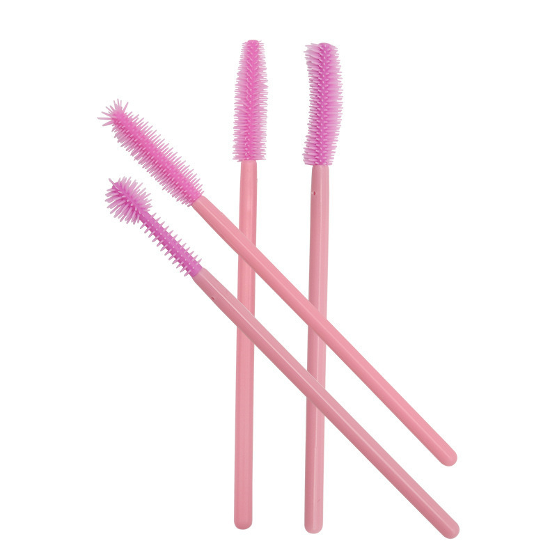 卸売り接ぎ木まつげ使い捨てシリコンブラシ50本/携帯まつ毛巻き眉ブラシ美まつげ化粧道具|undefined