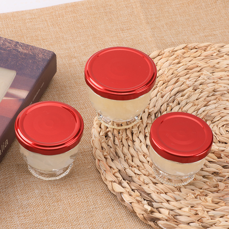 鲜炖燕窝瓶玻璃瓶即食喜蜜瓶小玻璃瓶分装瓶密封婚庆用瓶蜂王浆瓶