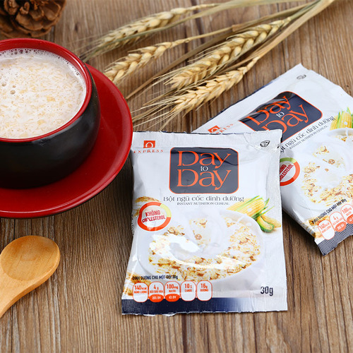 Bulk wholesale of Vietnam imported Q brand breakfast cereal delicious corn milk instant drink 600g 20 sachets