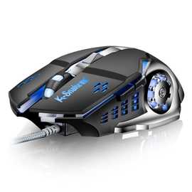 蝰蛇Q5宏编程机械游戏有线鼠标 6D电竞网咖USB宏定义电脑鼠标批发