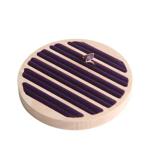 Wooden and Bamboo Ring and Earring Storage and Display Tray, Jewelry Hundred-Position Ring and Earring Tray Display Counter Storage