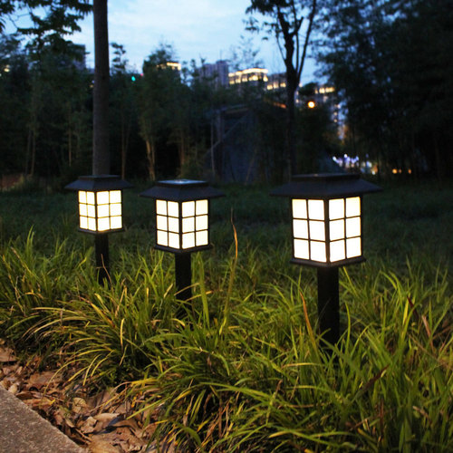 Outdoor solar lawn lamp small yard decoration garden villa courtyard lamp dual-purpose lamp waterproof ground pole lamp