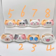 陶瓷卡通时尚绿植花盆家居装饰摆件可爱动物灌蜡香薰桌面器皿