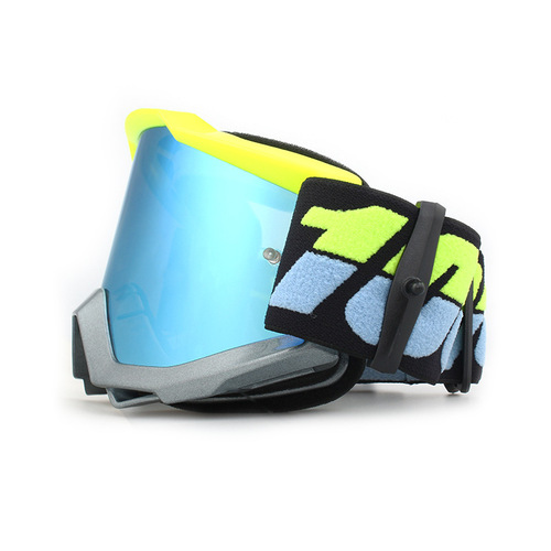 Cross-border outdoor sports cycling downhill mountain bike skiing colorful windproof sunshade cycling 100% windproof goggles