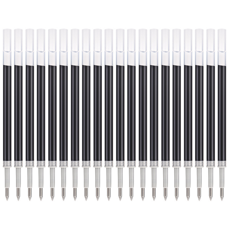 Factory wholesale Baoke large capacity refill 0.5 0.7 1.0 bullet pen head neutral refill 20 pieces